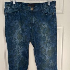 I Jeans by Buffalo Raley Floral Blue Jeans Women’s Size 29(8) (30x27)
